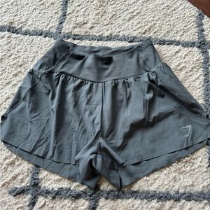 Gymshark Speed Shorts. Color: Grey. Size: XS